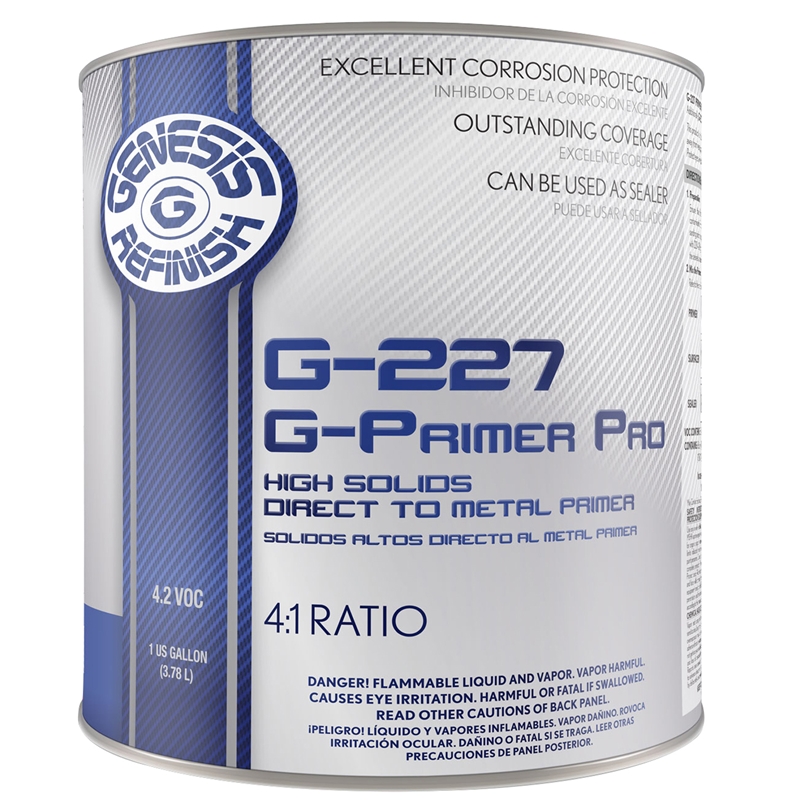 Genesis Refinish G-Primer Pro Black Gallon - G-227-PRIMER-BLACK