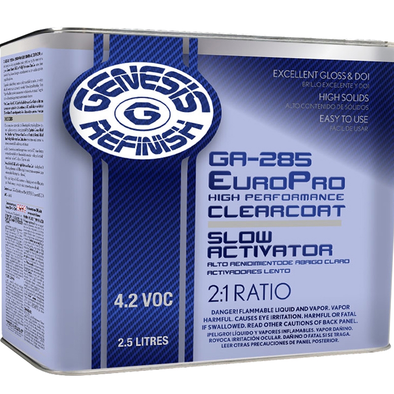 Genesis Refinish Genesis Refinish Europro High Performance Slow Activator 2.5 Liter - GA-285