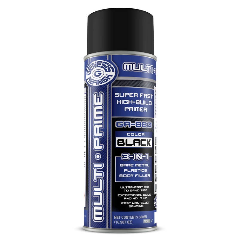 Genesis Refinish 2 In 1 Multi Prime-Black Aerosol - GR-880