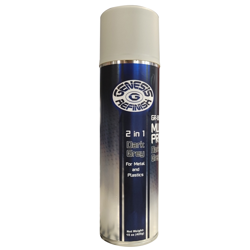 Genesis Refinish 2 In 1 Multi Prime-Dark Grey Aerosol - GR-881