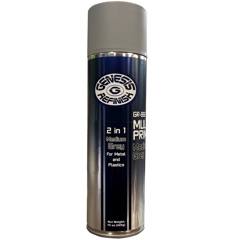 Genesis Refinish 2 In 1 Multi Prime-Medium Grey Aerosol - GR-882