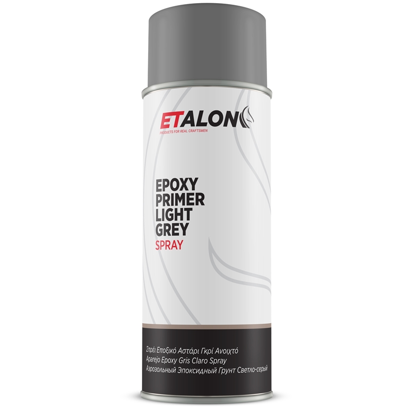 ETALON Epoxy Primer Light Grey Spray 500Ml (Aerosol) - ET824004-LG