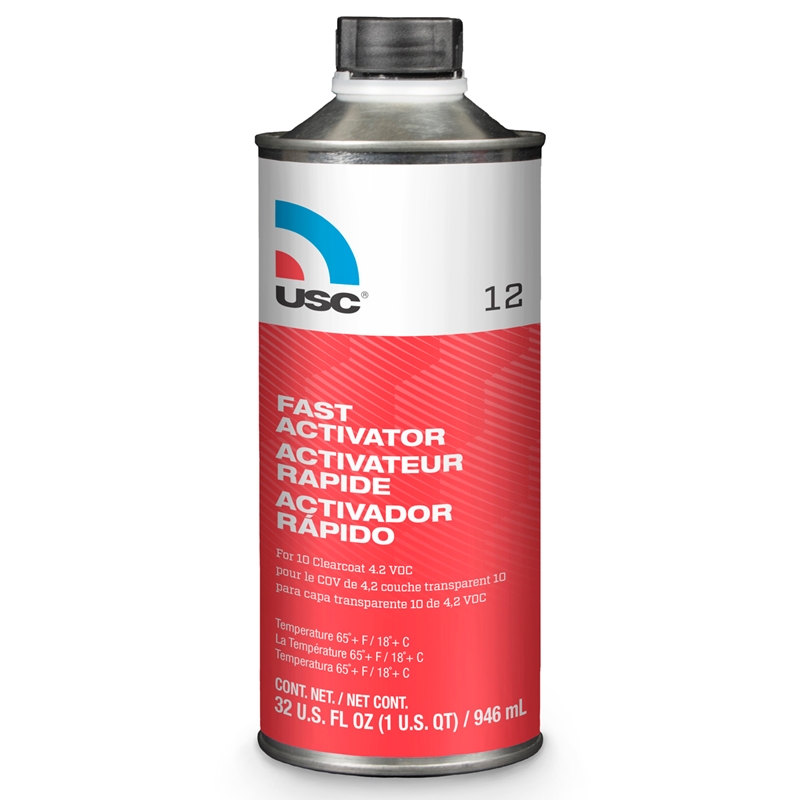 USC Fast Clearcoat Activator Quart (For Usc-10-G) - 44899