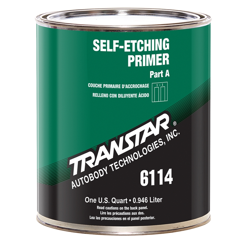 Transtar 6114 Self-Etching Primer, 1 Qt Can, Olive Green 1:1 - 6114-Qt