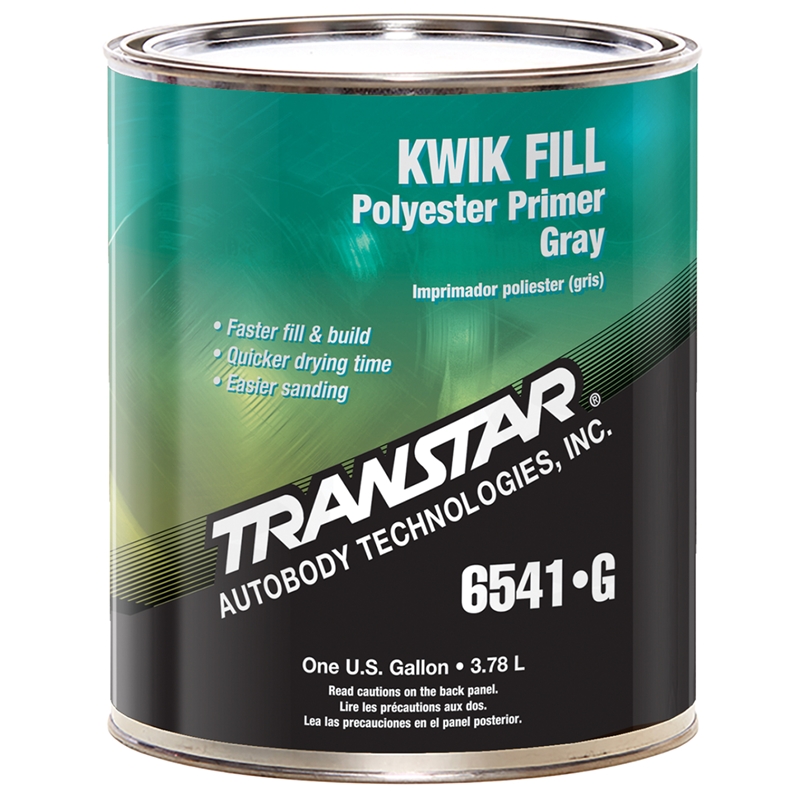 Transtar Kwik Fill Polyester Primer Gray Gallon - 6541-G
