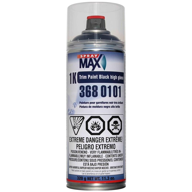 SprayMax Trim Paint Gloss Black - 3680101