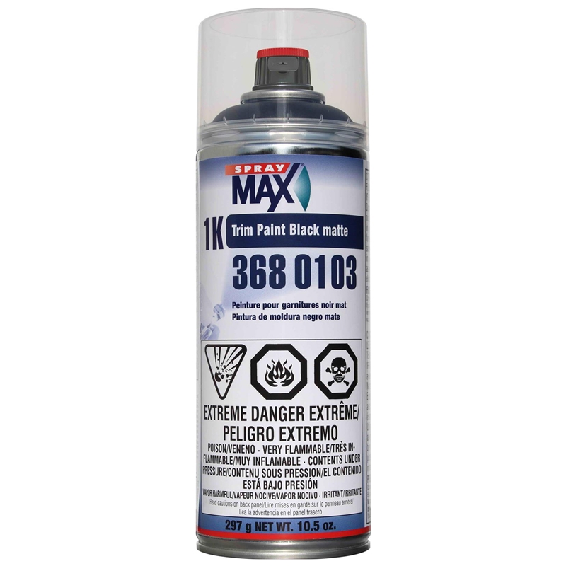 SprayMax Trim Paint Matte Black - 3680103