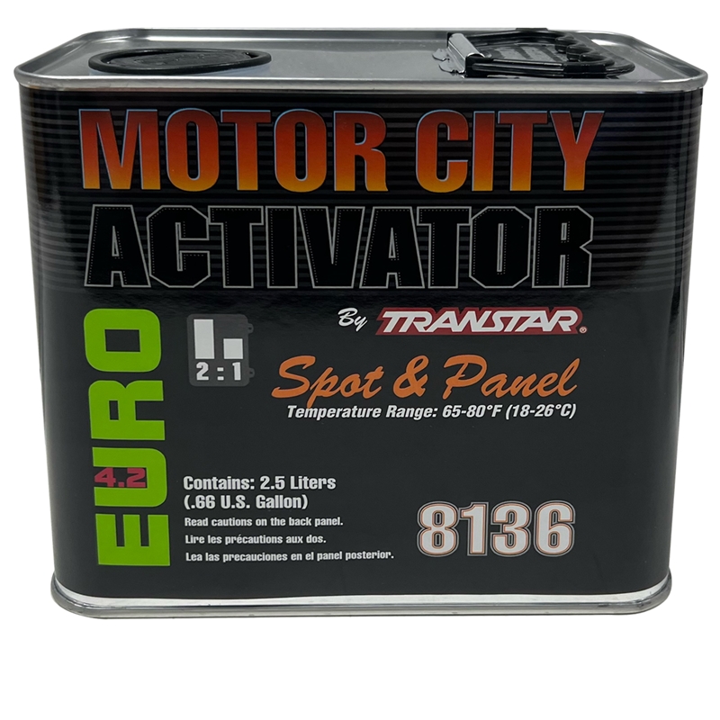Transtar Motor City Euro Clearcoat Activator - Fast 2.5 Ltr. - 8136
