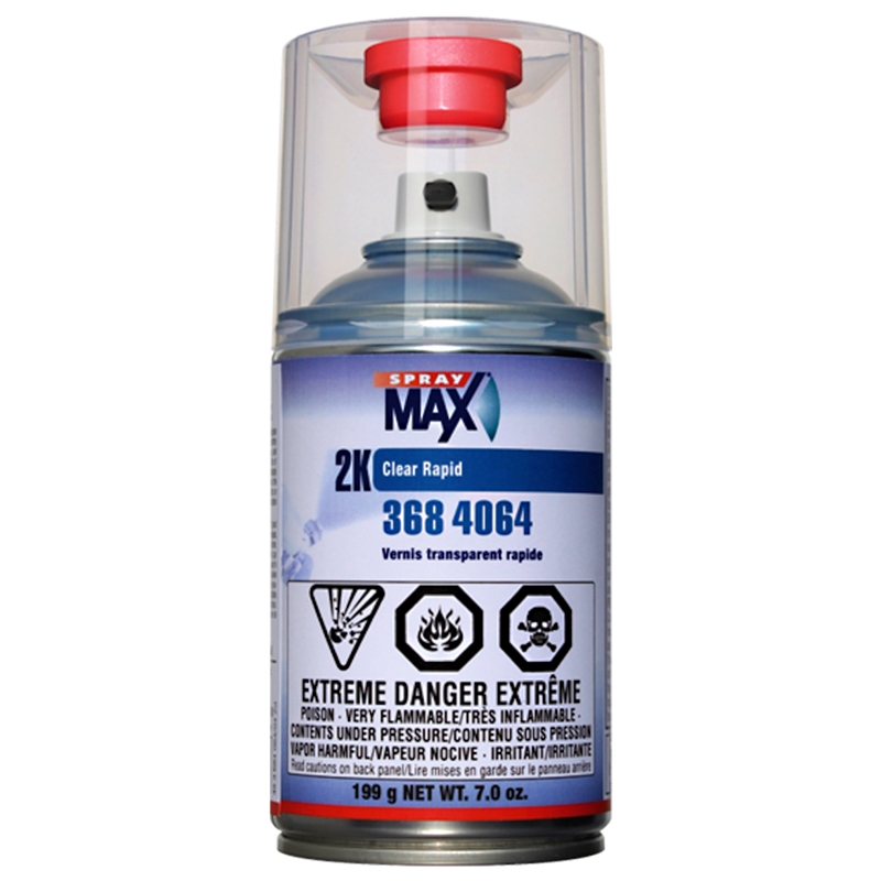 Genesis Auto Body Supply - SprayMax 2K Rapid Clear 250ml Aerosol - 3684064