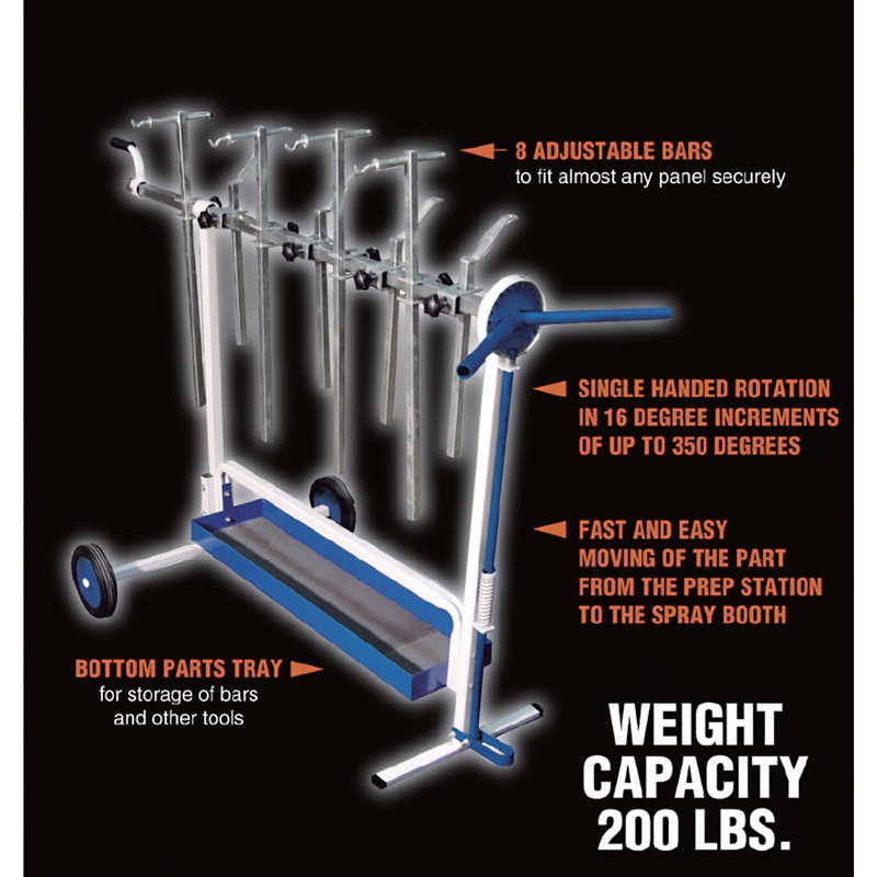 Astro Pneumatic 7306 Adjustable 7 Ft. Auto Body Parts Paint Hanger