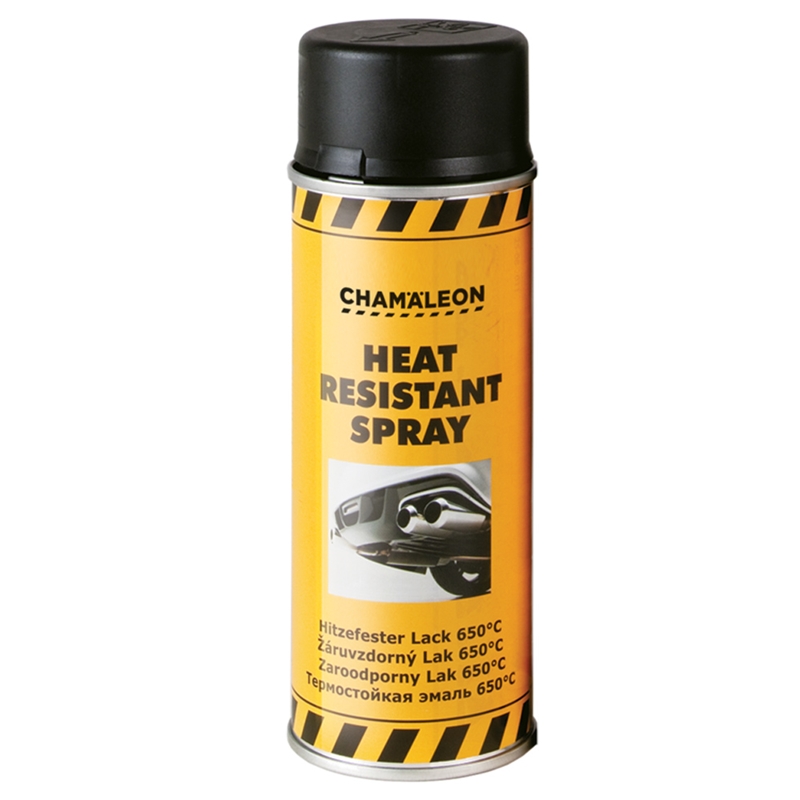 Chamaleon 650C Heat Resistant Black Paint 400 ml  Aerosol - 26601