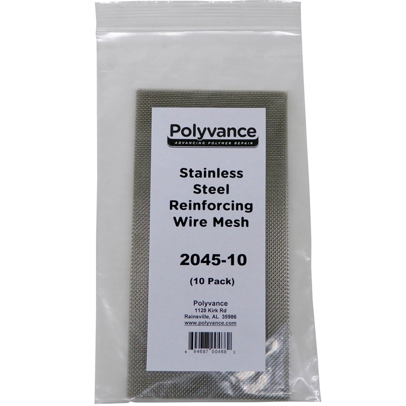 Polyvance Stainless Steel Wire Mesh - 10 Pack - 2045-10