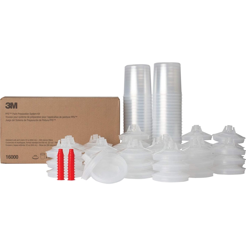 3M Standard Pps Lids & Liners 200 Micron (50/Box) - 16000