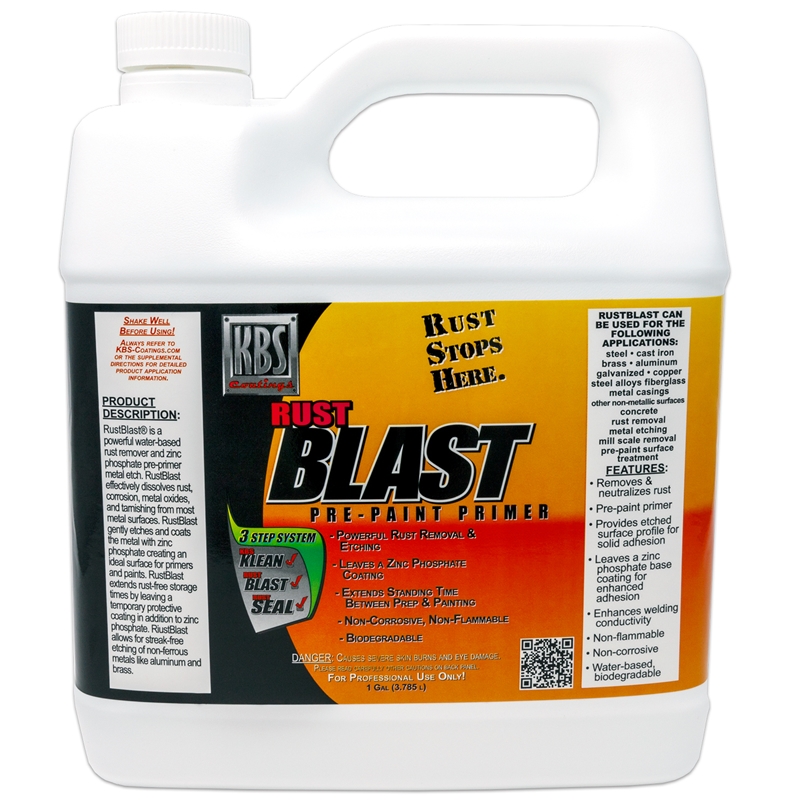 KBS Coatings Rustblast Gallon W/ Bottle & Sprayer - 3500