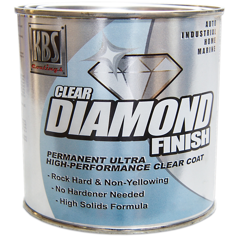 KBS Coatings Diamond Finish Clear 4 Oz. High Gloss - 8104