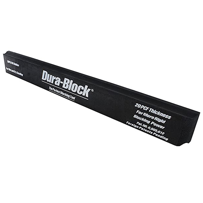 Dura-Block 1-3/8" X 11" X 3/4" Standard Sanding Block W/ Hook & Loop Attachment - AF4420