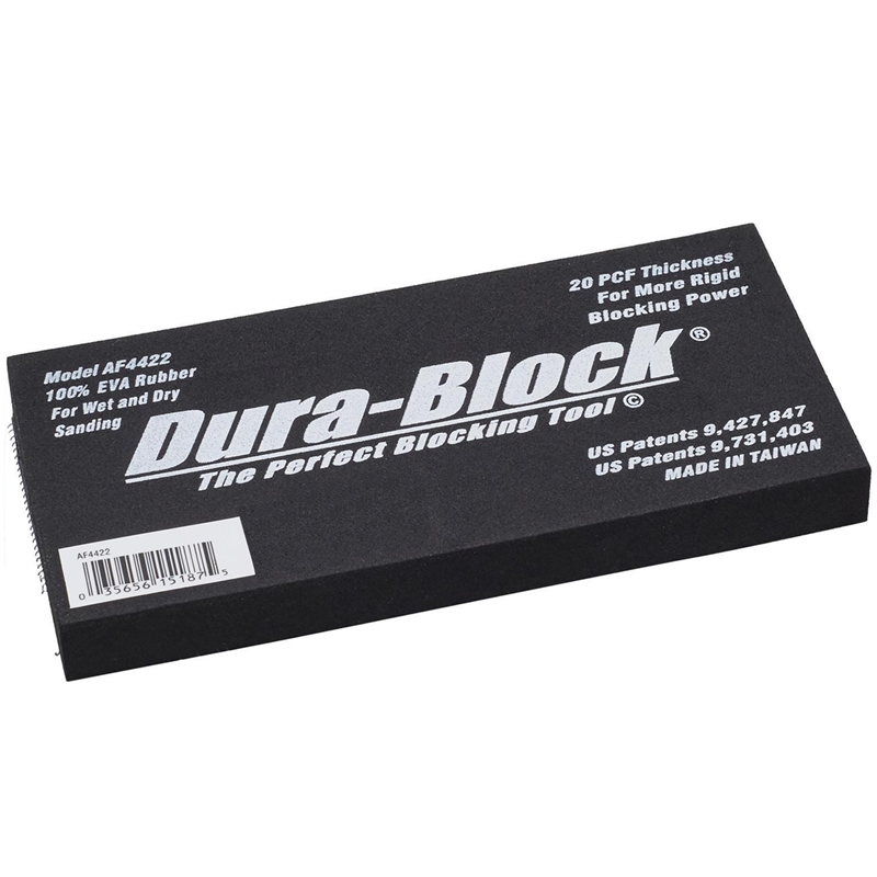 Dura-Block 2-1/2" X 5-3/8" X 5/8" Scruff Pad W/ Hook & Loop Attachment - AF4422