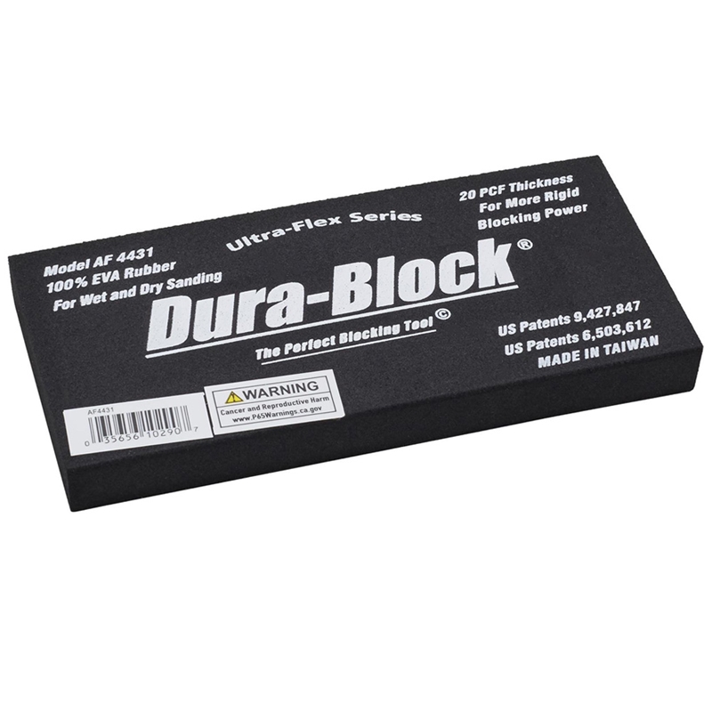 Dura-Block Ultra-Flex Sanding Block, 5-5/8 In L X 2-5/8 In W X 9/16 In Thk, Psa - AF4431