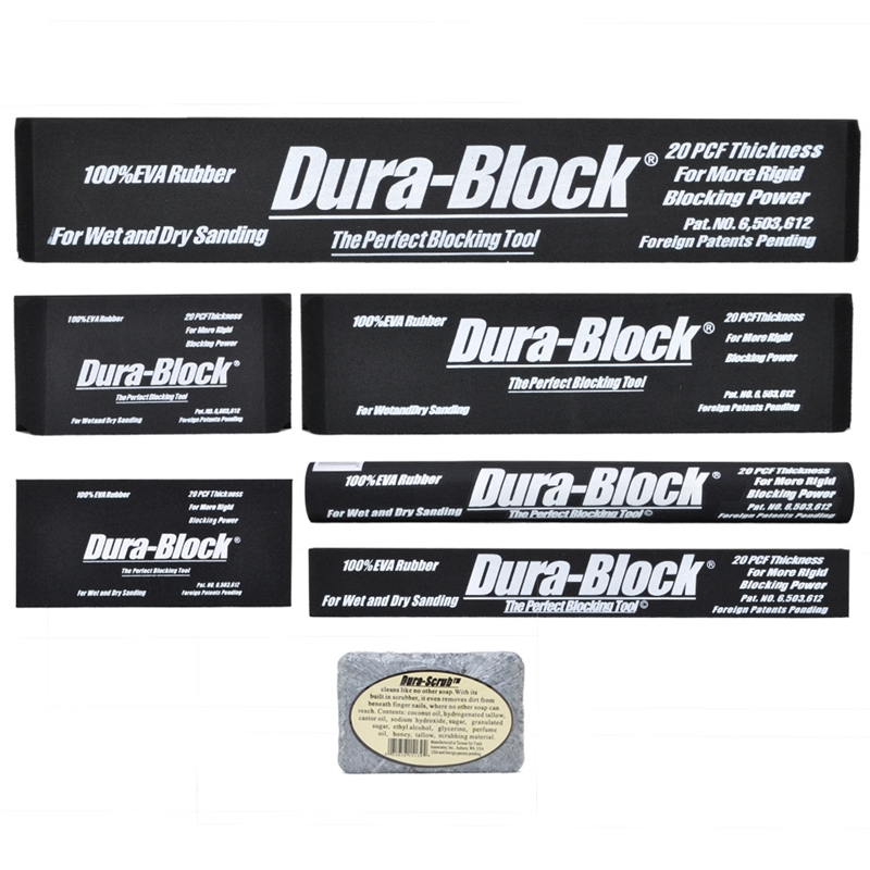 Dura-Block 7 Piece Psa Sanding Block Kit - AF44L