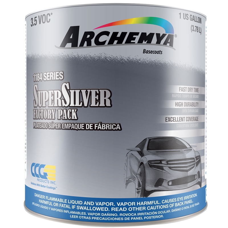 Archemya 1184 Series Super Silver Factory Pack Gallon - 1184