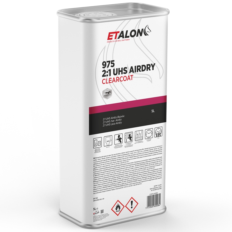 ETALON Etaclear Airdry 975 UHS 2:1 Acrylic Clearcoat 5 Liter - ET975-UHS01