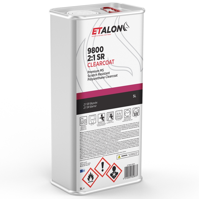 ETALON 9800 2:1 Acrylic SR Clearcoat 5 Liter - ET9800-SR05