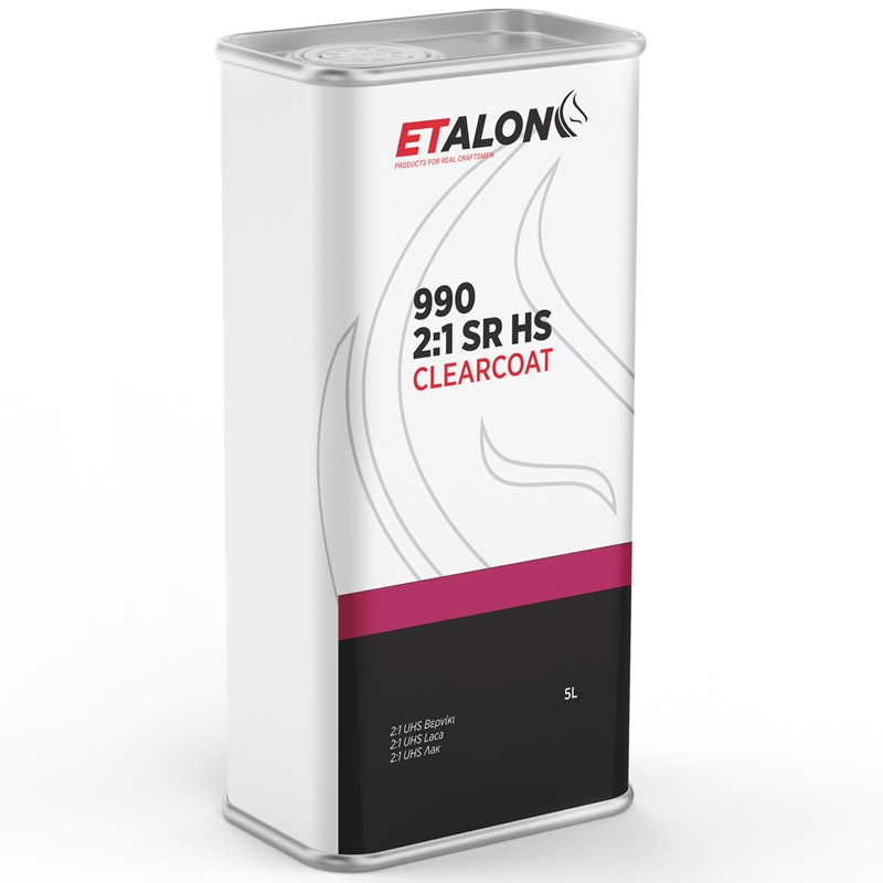 ETALON 990 2:1 Acrylic SR HS Clearcoat 5 Liter - ET990-SR05