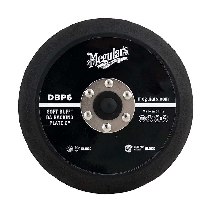 Meguiars 6" Da Backing Plate Hkt Hookit - DBP6