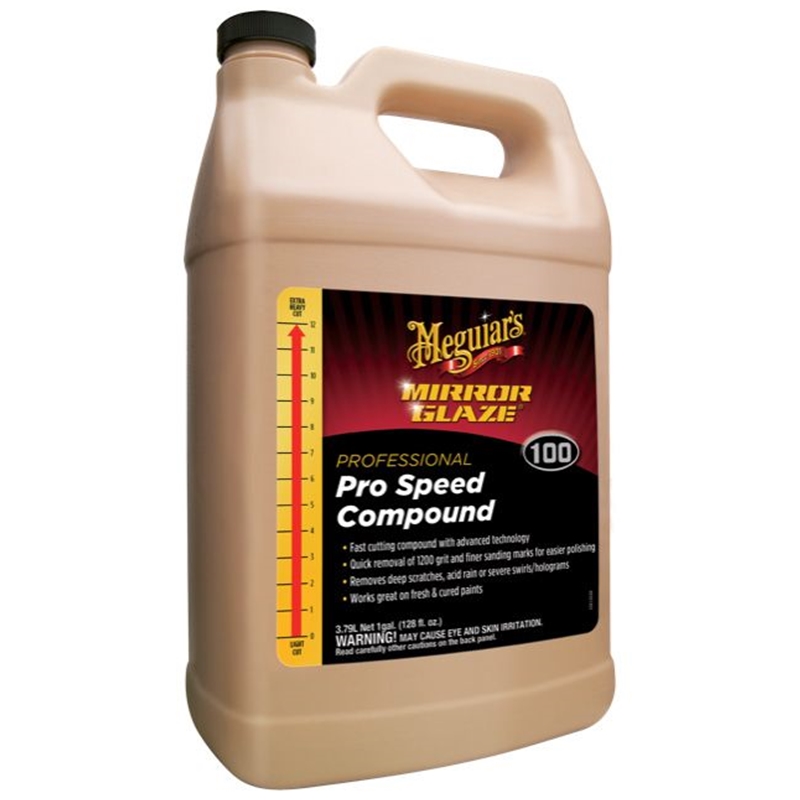 Meguiars Rubbing Compound removing a blemish on car 