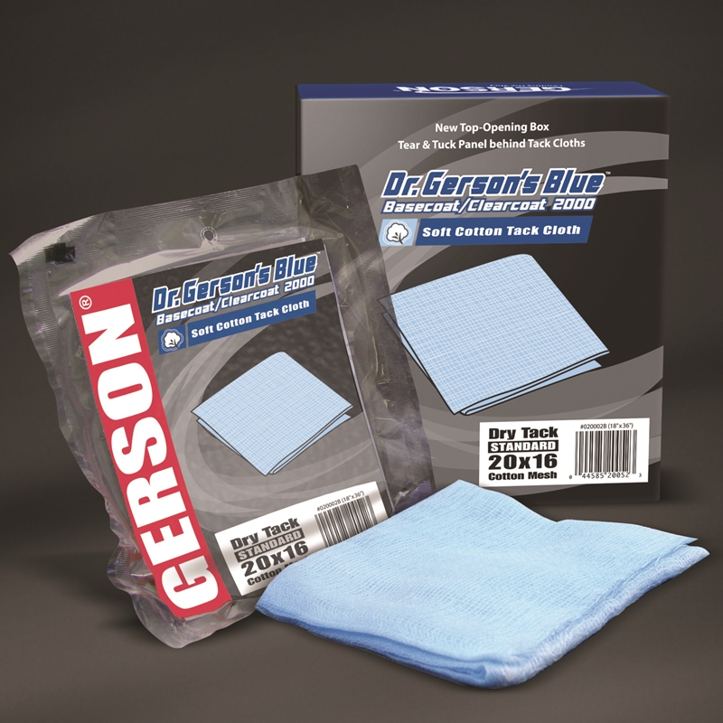 Gerson Standard Blue Tack Cloths Box of 12 - 020002B