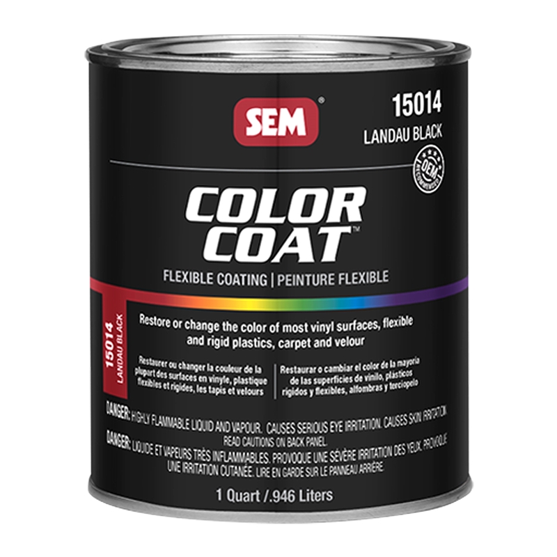 SEM Color Coat Landau Black Quart - 15014
