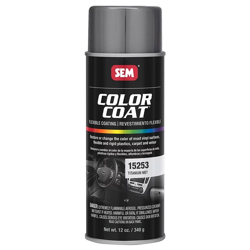 SEM Color Coat Titanium Metallic 12 Oz. Aerosol - 15253