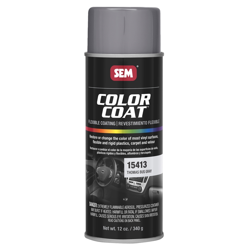 SEM Color Coat Thomas Bus Gray 12 Oz. Aerosol - 15413