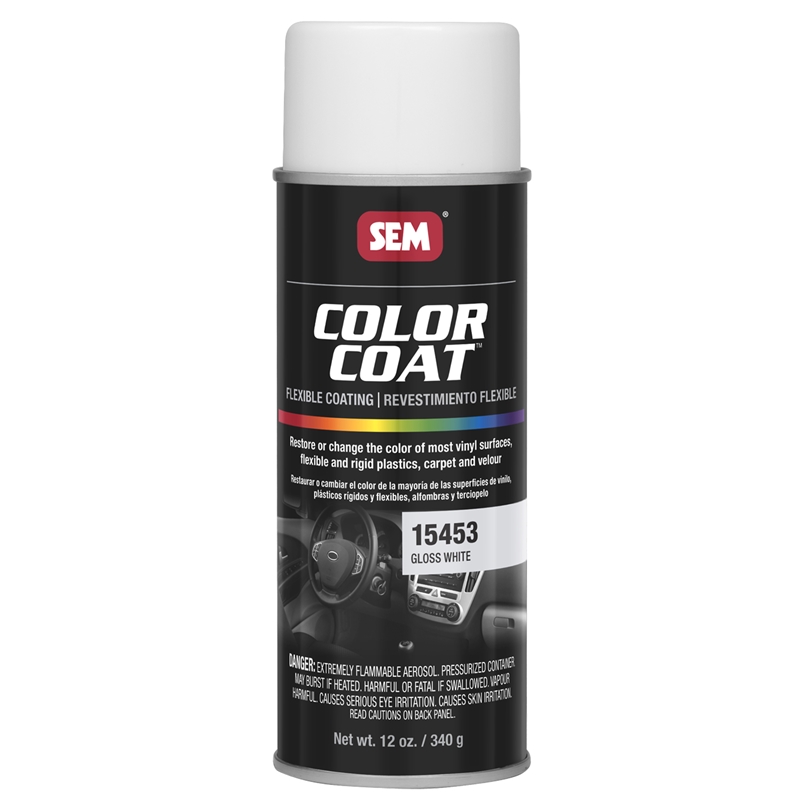 SEM Color Coat Gloss White 12 Oz. Aerosol - 15453