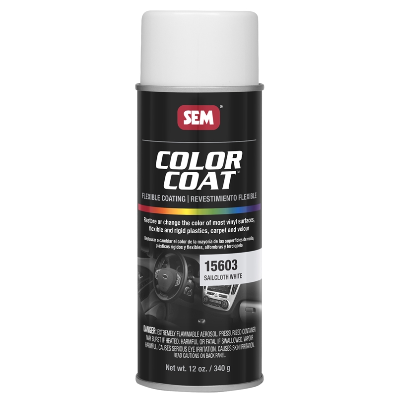 SEM Color Coat Sailcloth White 12 Oz. Aerosol - 15603