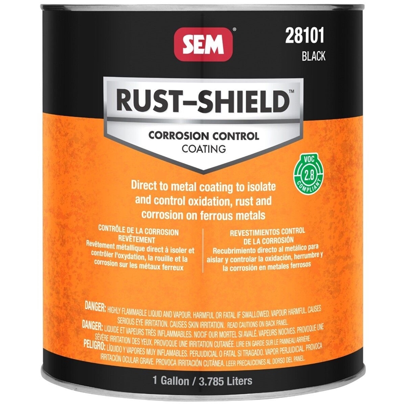 SEM Black Rust-Shield Gallon - 28101
