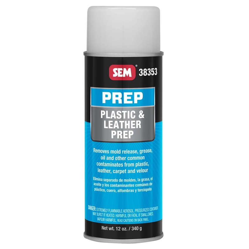 SEM Plastic & Leather Prep 12 Oz. Aerosol - 38353