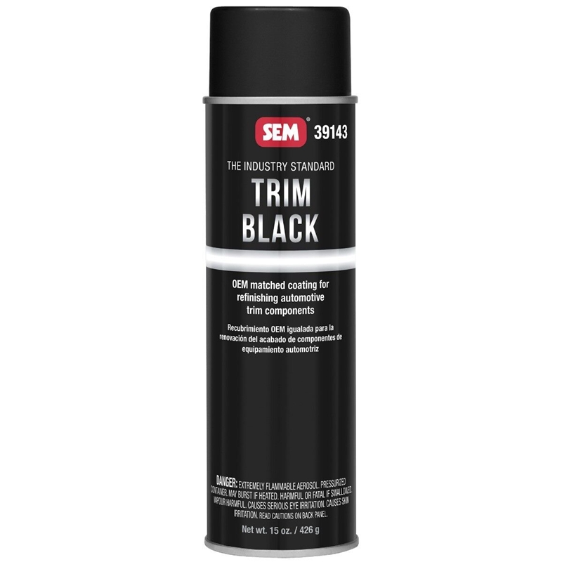 SEM Trim Paint Black 15 Oz. Aerosol - 39143