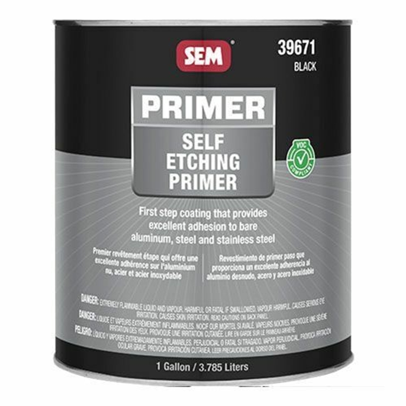 SEM Self Etch Primer Black Gallon - 39671