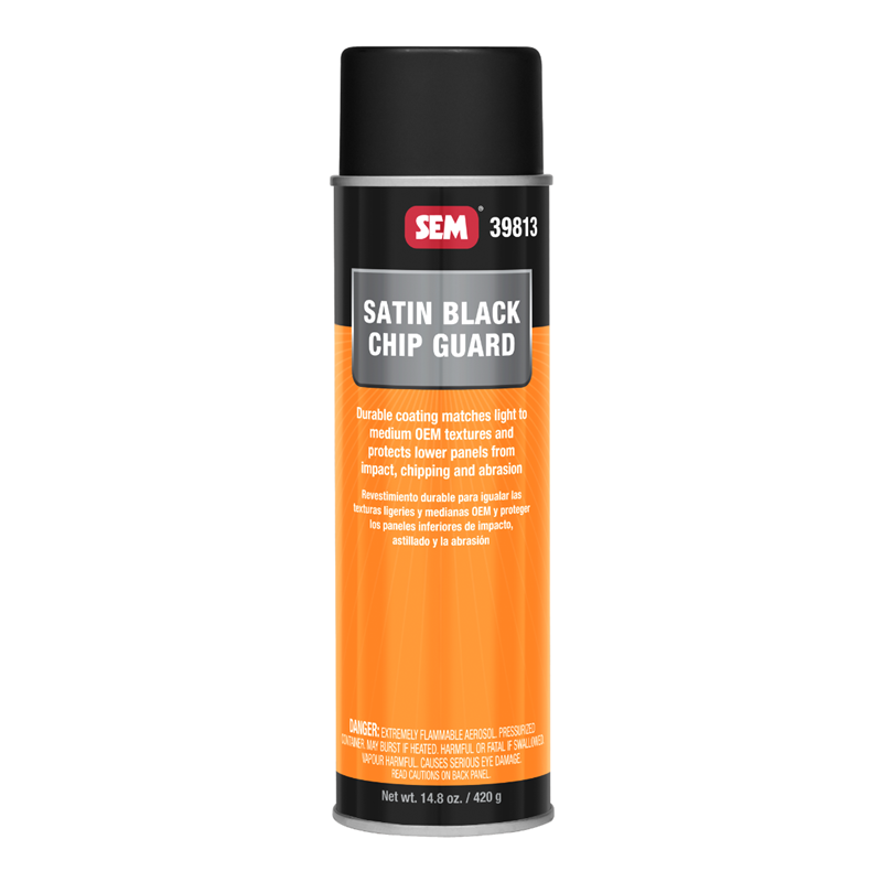 SEM Satin Black Chip Guard 14.8 Oz. Aerosol - 39813