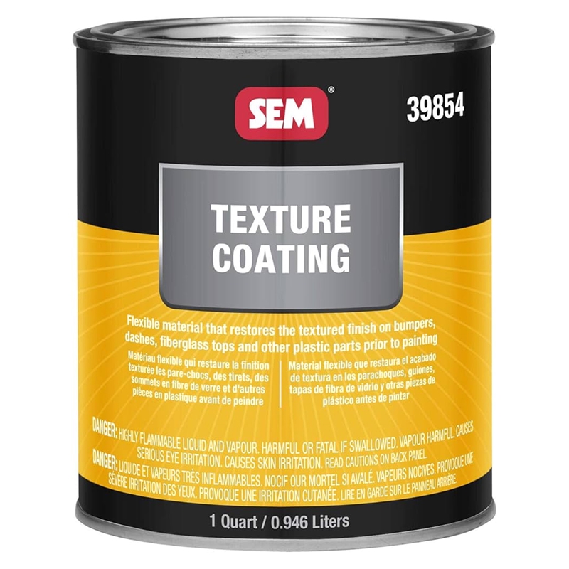 SEM Black Texture Coating Quart - 39854