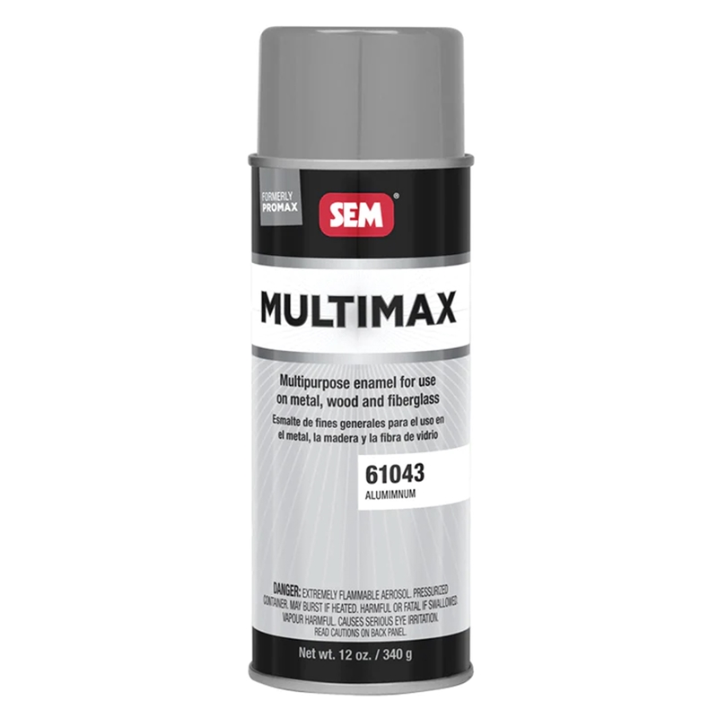 SEM Multimax Aluminum Enamel Paint 12 Oz. Aerosol - 61043