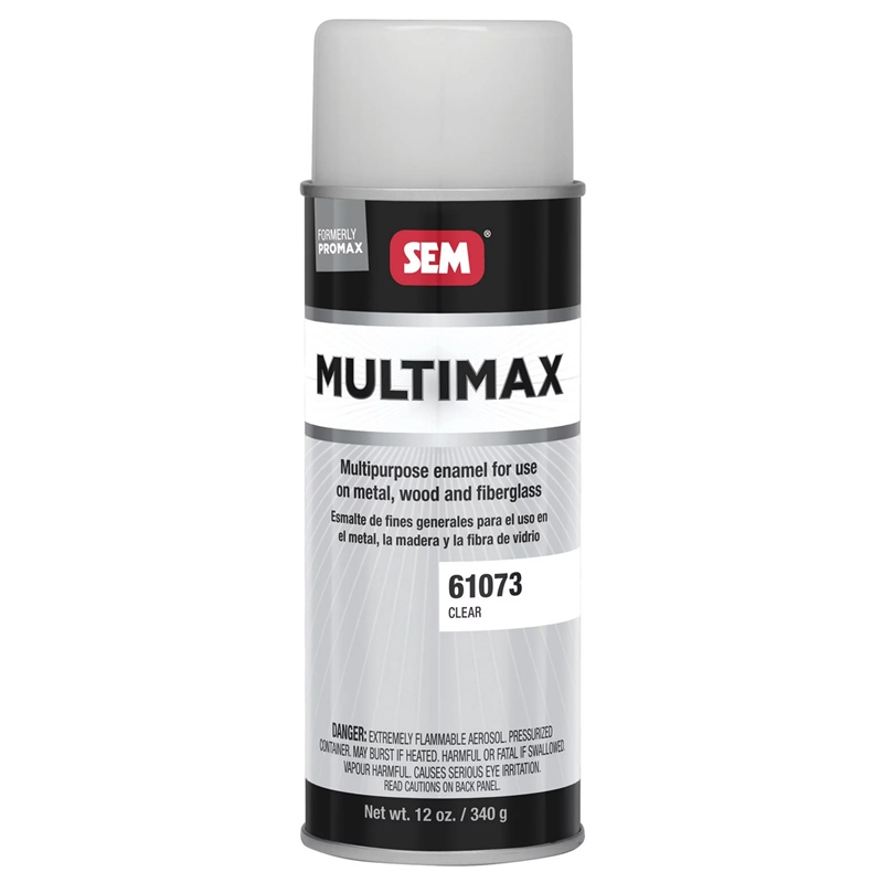SEM Multimax Mulit-Purpose Enamel Clear 12 Oz. Aerosol - 61073