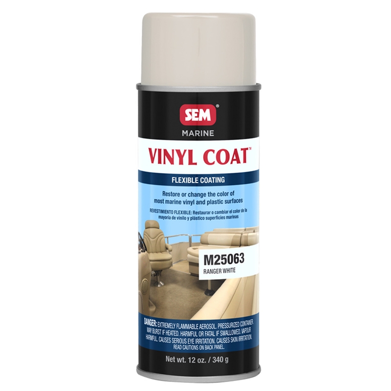 SEM Vinyl Coat Ranger White 12 Oz. Aerosol - M25063