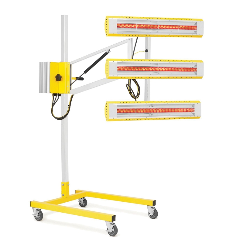 INFRATECH 17-1365 Portable High-Intensity Short Wave Curing System with Infrared Sensor, 6000 W, Quartz Halogen