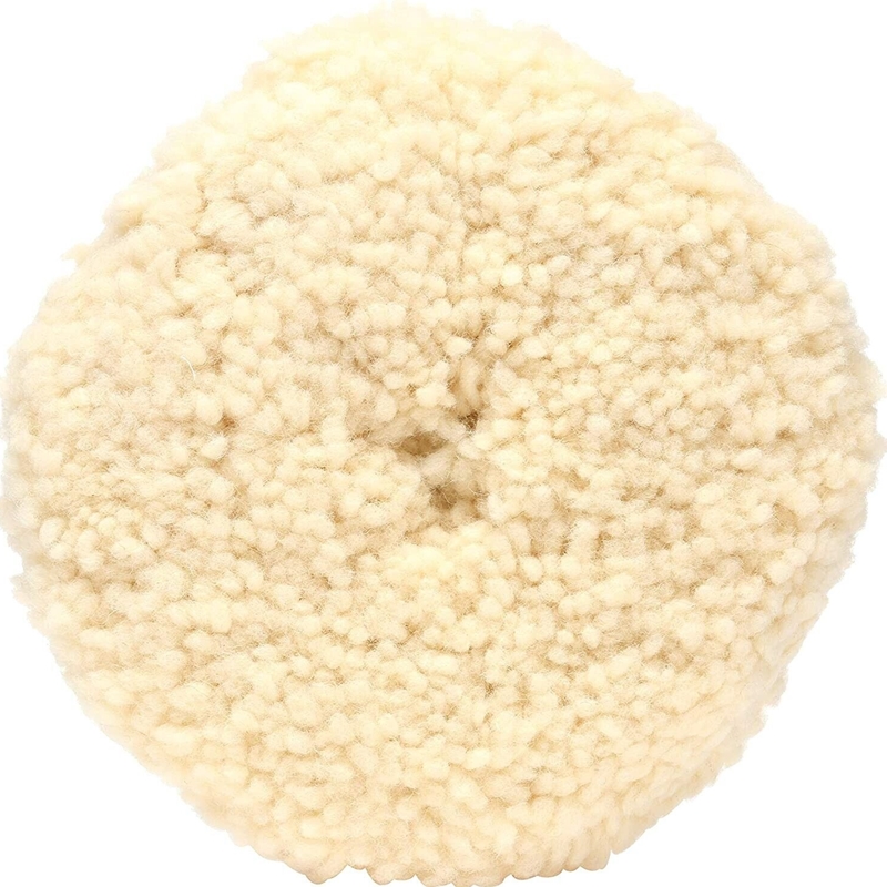 3M 9" Double Sided White Wool Compound Pad (Each) - 5703