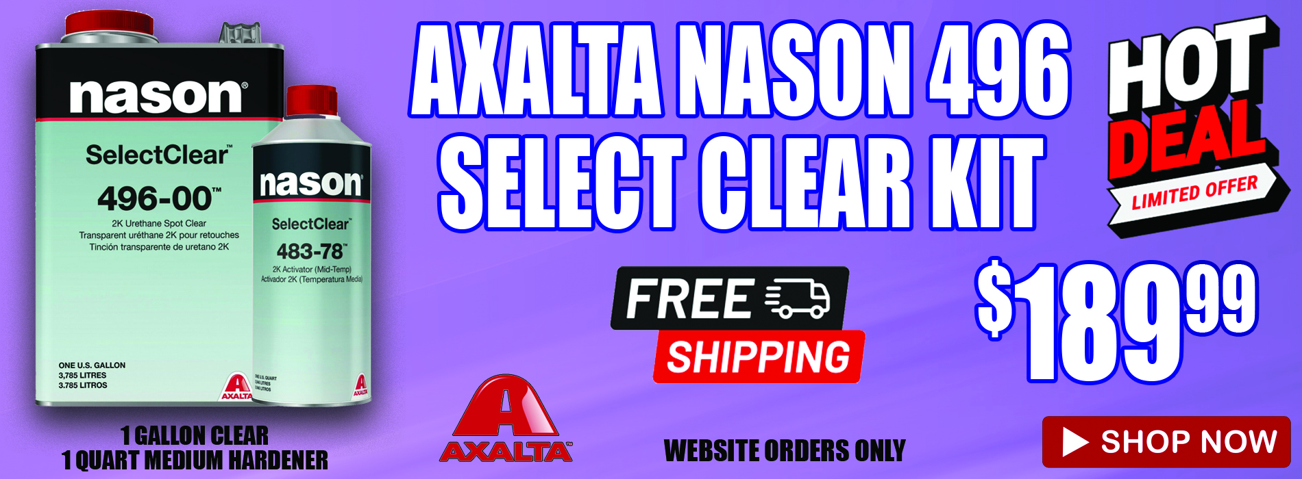 NASON CLEARCOAT SALE