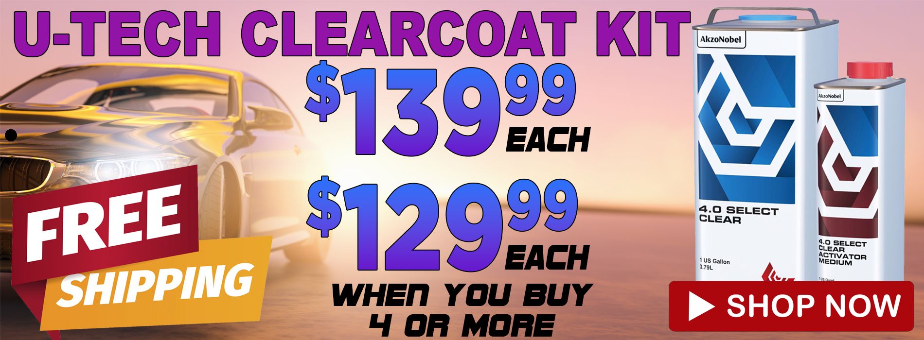 U-TECH CLEARCOAT KIT